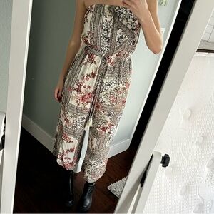 Floral Print Jumpsuit